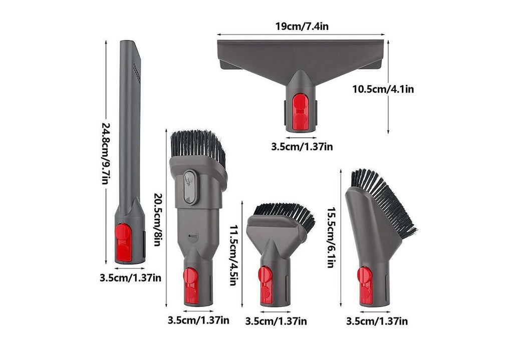 6Pcs Brush Attachment Tools Kit Compatible