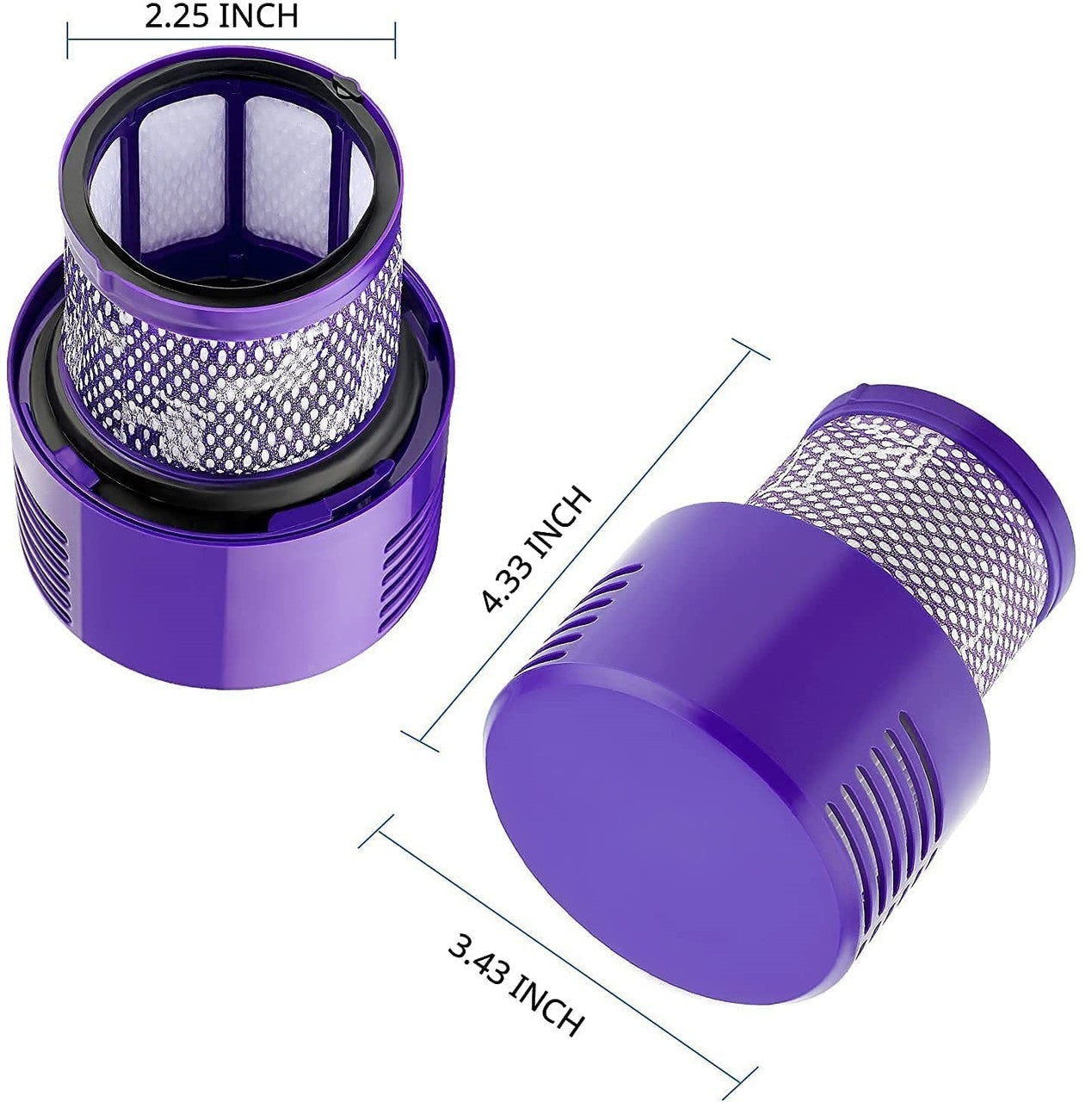 HEPA Filters for Dyson V10 Vacuum Cleaners